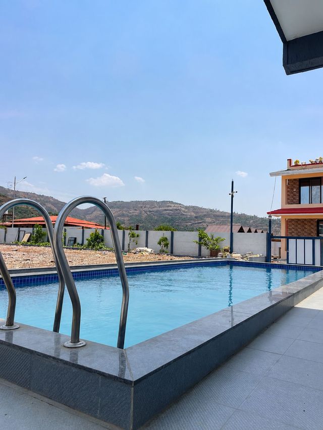4BHK Private Villa with Mountain & Waterfall View Near Lonavala